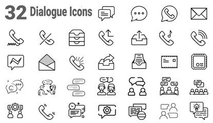 32 Dialogue Icons