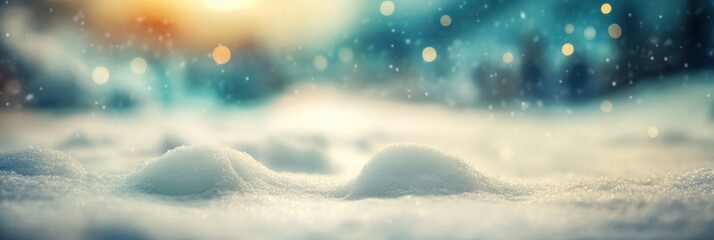 Trees covered by heavy snow in winter forest