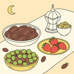 Ramadan Fruit Food 