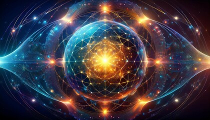 Obraz premium quantum state depicting particle configuration for physics education and research