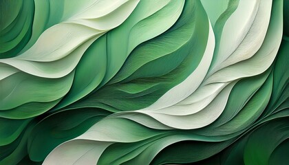 textures of nature abstraction in green and white shades