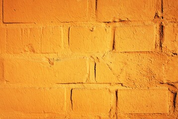 Brick wall Background uneven orange brown in Hamburg Germany