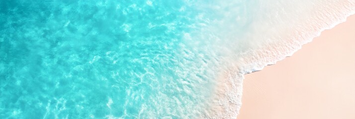 a beach with a wave coming in to the shore