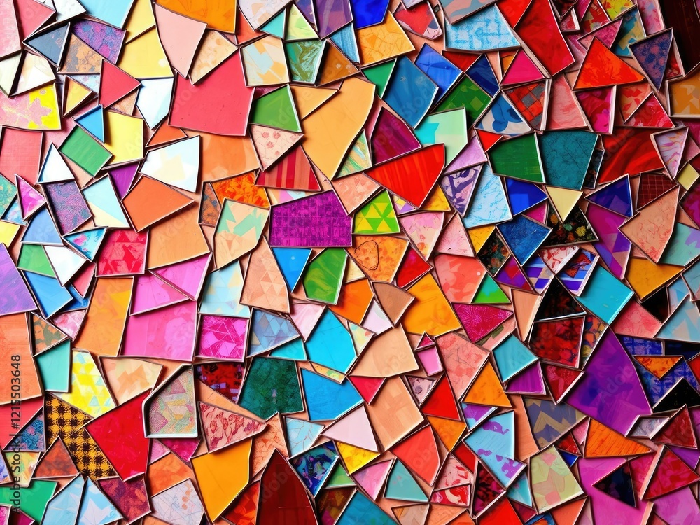 Poster an abstract and colorful heart wallpaper design with vibrant hues and intricate patterns resembling 
