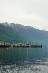 The waterfront of Montreux, Switzerland	