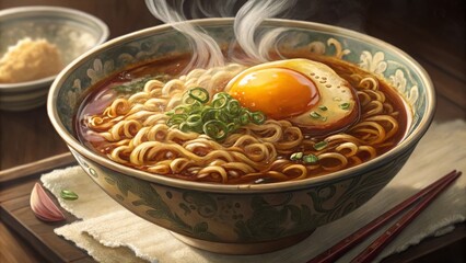 Savoring ramen with a marinated ajitama egg culinary adventure at home visual feast japanese cuisine
