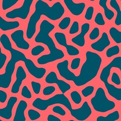 Abstrakcyjne tło w kolorze pomarańczowo-turkusowym