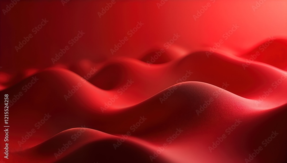 Aufkleber abstract red wave pattern creates dynamic visual effect. red gradient background with textured undul