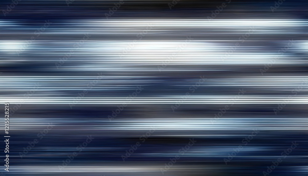 Poster abstract digital background with horizontal stripes of light blue and gray colors creating a dynamic