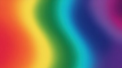 Fototapeta premium A vibrant, abstract wave of colors representing a spectrum from red to purple, creating an uplifting and energetic mood.