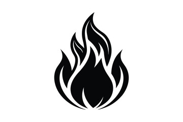 Fire icon vector set, Fire flame icons bundle Design and Collection