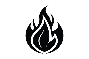 Fire icon vector set, Fire flame icons bundle Design and Collection