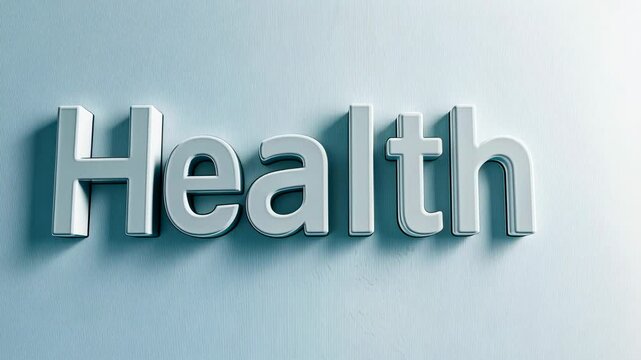 Inscription highlighting wellness textured backdrop.Clean,minimalistic health theme observed.Sign promotes and living.Emphasis well-being serene environment.Clarity simplicity underline message.