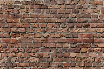 Fototapeta premium Image of Old brown brick wall. Texture for background usage