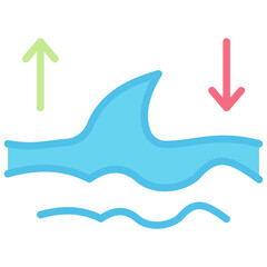 Tide Flat Icon