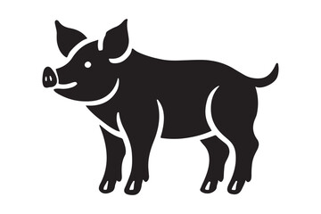 Pig Vector Silhouette
