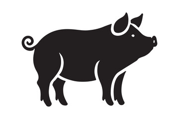 Pig Vector Silhouette