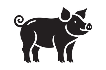 Pig Vector Silhouette