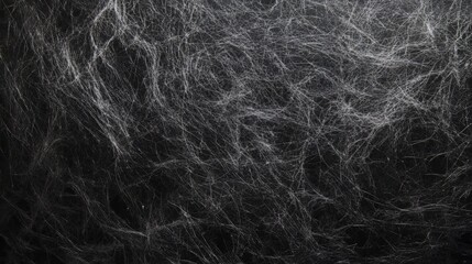 Obraz premium Intricate spiderweb texture on black