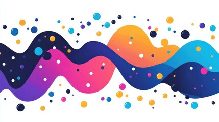 Explore the intricacies of molecular structures and genetic engineering in healthcare through vibrant, modern vector illustrations.