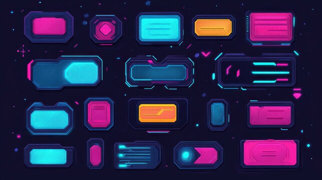 Explore a vibrant collection of modern tech banners with glitch effects, perfect for scifi themes and futuristic designs.