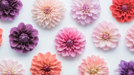 A close-up of vibrant flowers in shades of pastel pink and purple