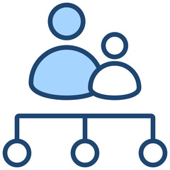 Parenting Style Blue Icon