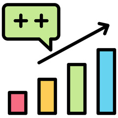 Positivere Inforcement Outline Color Icon