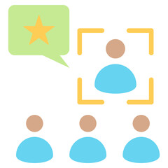 Role Model Flat Icon