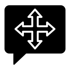 Guidance Glyph Icon