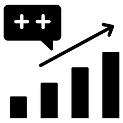 Positivere Inforcement Glyph Icon