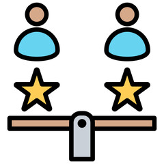 Mutual Benefit Outline Color Icon