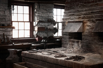 Inside the Old Forge