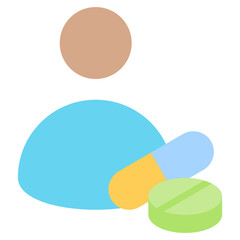 Personalized Medicine Flat Icon