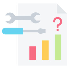 Predictive Maintenance Flat Icon