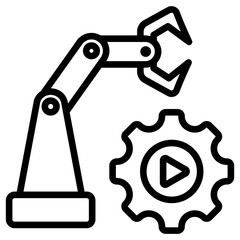 Robotics Outline Icon