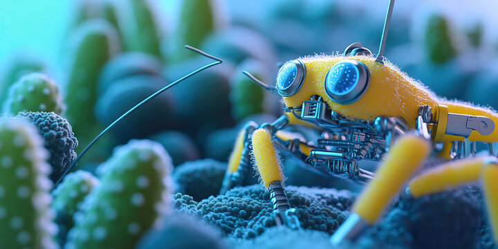 Robotic Insect on Textured Surface