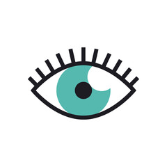 eye icon vector illustration