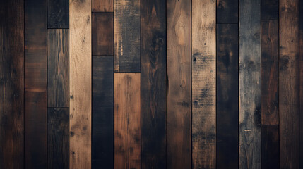 Rough Reclaimed Wood Texture with Jagged Edges, Splintered Surfaces, and Dark and Light Brown Tones Telling a Story of Hard Use and Rustic Beauty


