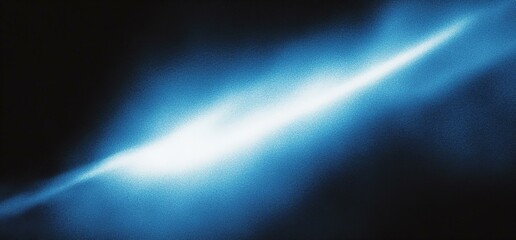 Glowing blue abstract shape dark grainy black blue background noise texture futuristic dynamic poster header cover wallpaper banner backdrop design