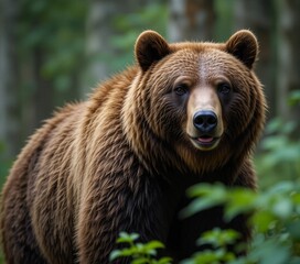 Fototapeta premium brown bear cub