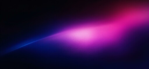 Dark blue purple glowing grainy gradient background black noise texture poster header banner design