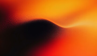 Orange black colors gradient background grainy texture effect web banner design