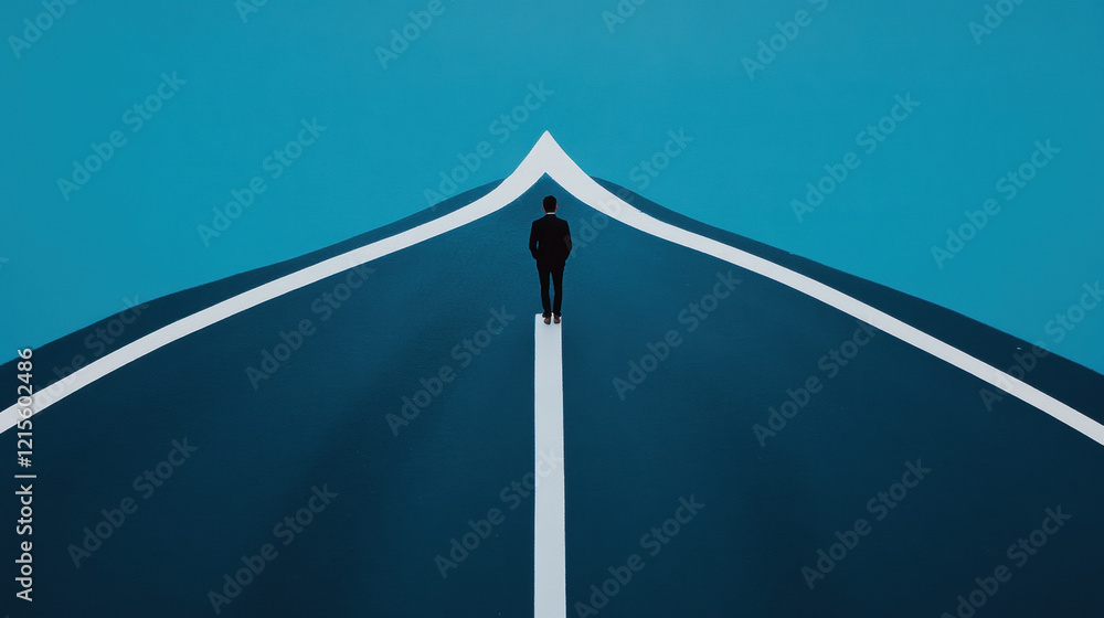 Poster countless, the image explores how the concept of countless options influences decision-making, prese