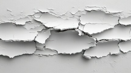 Obraz premium Cracked paint texture, wall damage, studio shot, background, design
