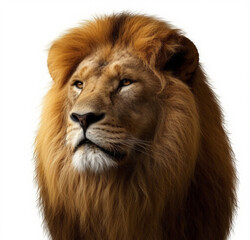 Fototapeta premium lion isolated on white