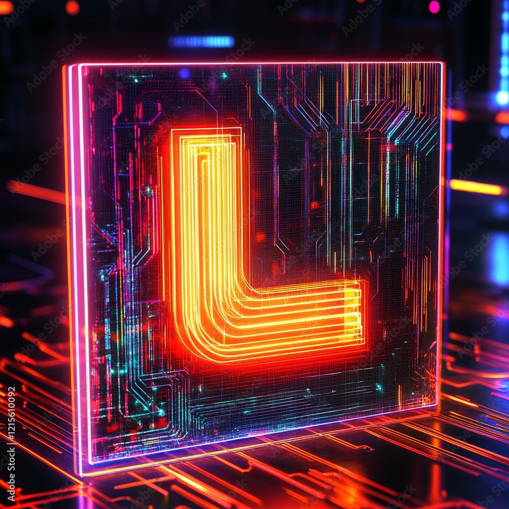 Aufkleber a reflective surface enhanced with a holographic display that transitions between colors and designs