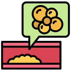 Lipid Outline Color Icon