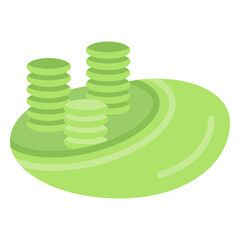 Chloroplast Flat Icon