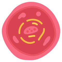 Cytoplasm Flat Icon